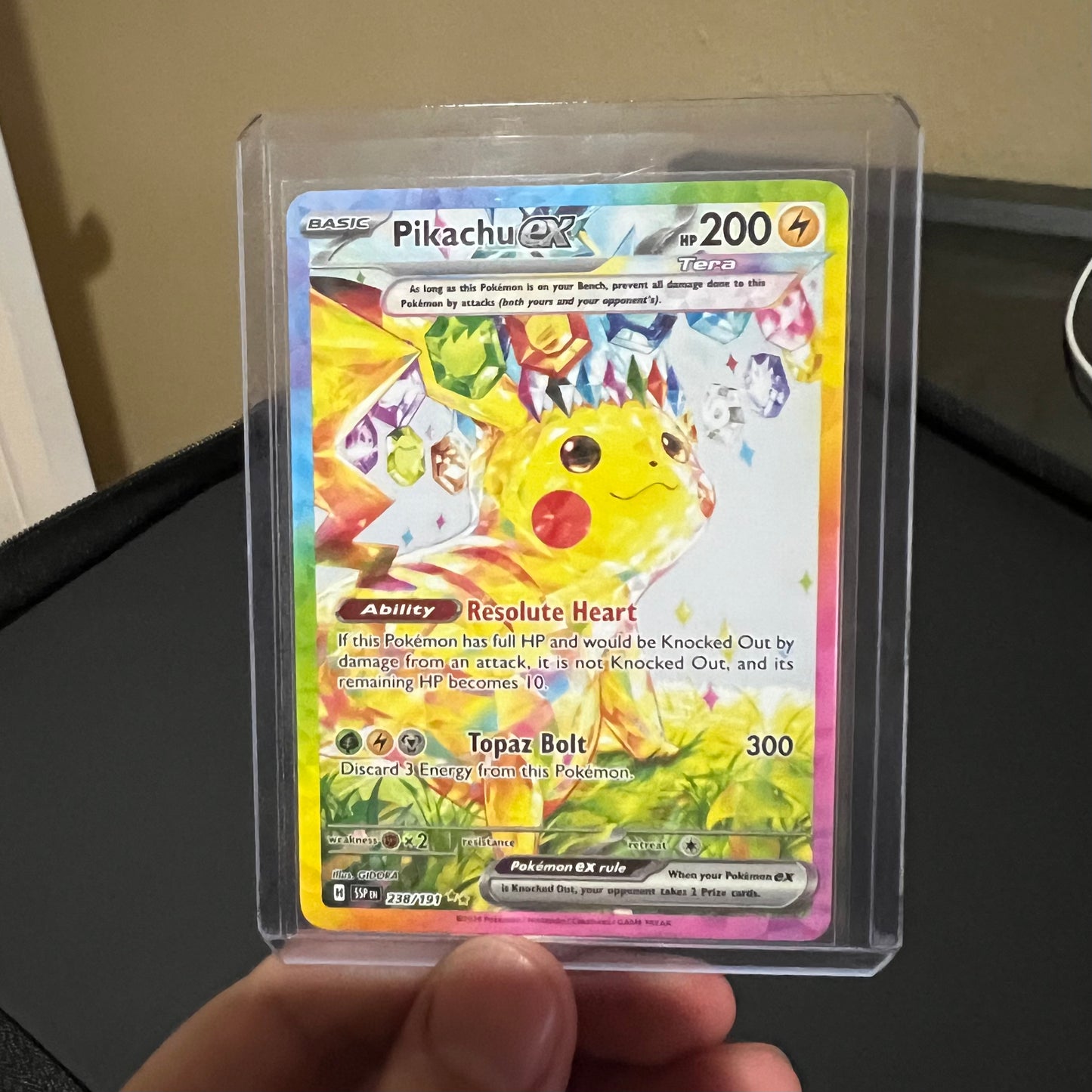 Pikachu EX 238/191