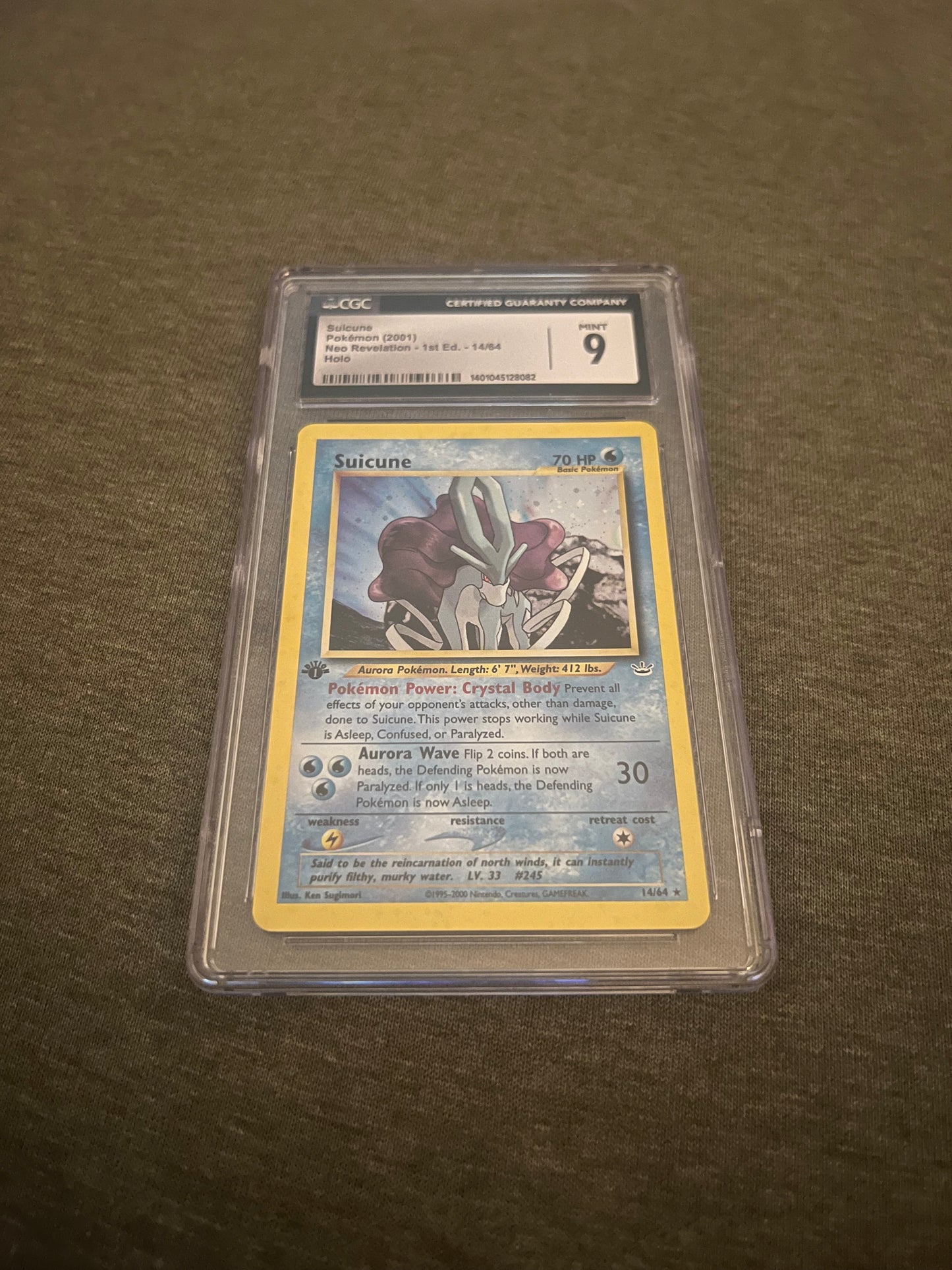 Suicune 1st Edition 14/64 Mint